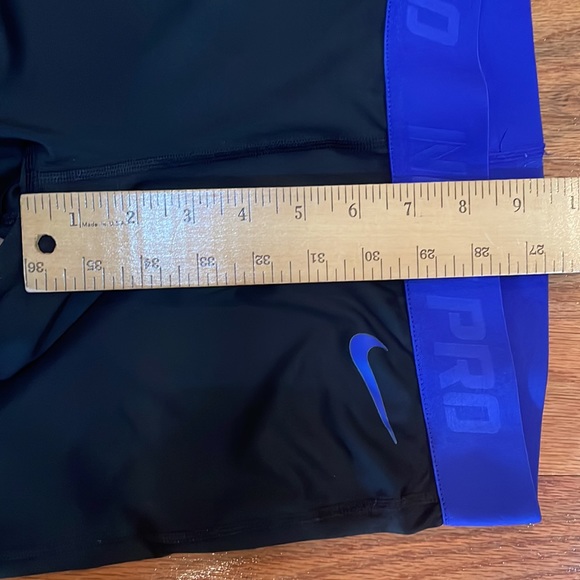 Nike pro legging in large black purple Dri Fit - Picture 4 of 13